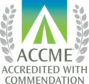 ACCME Accredited with Commendation Logo